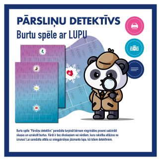 Burtu spēle “PĀRSLIŅU DETEKTĪVS”