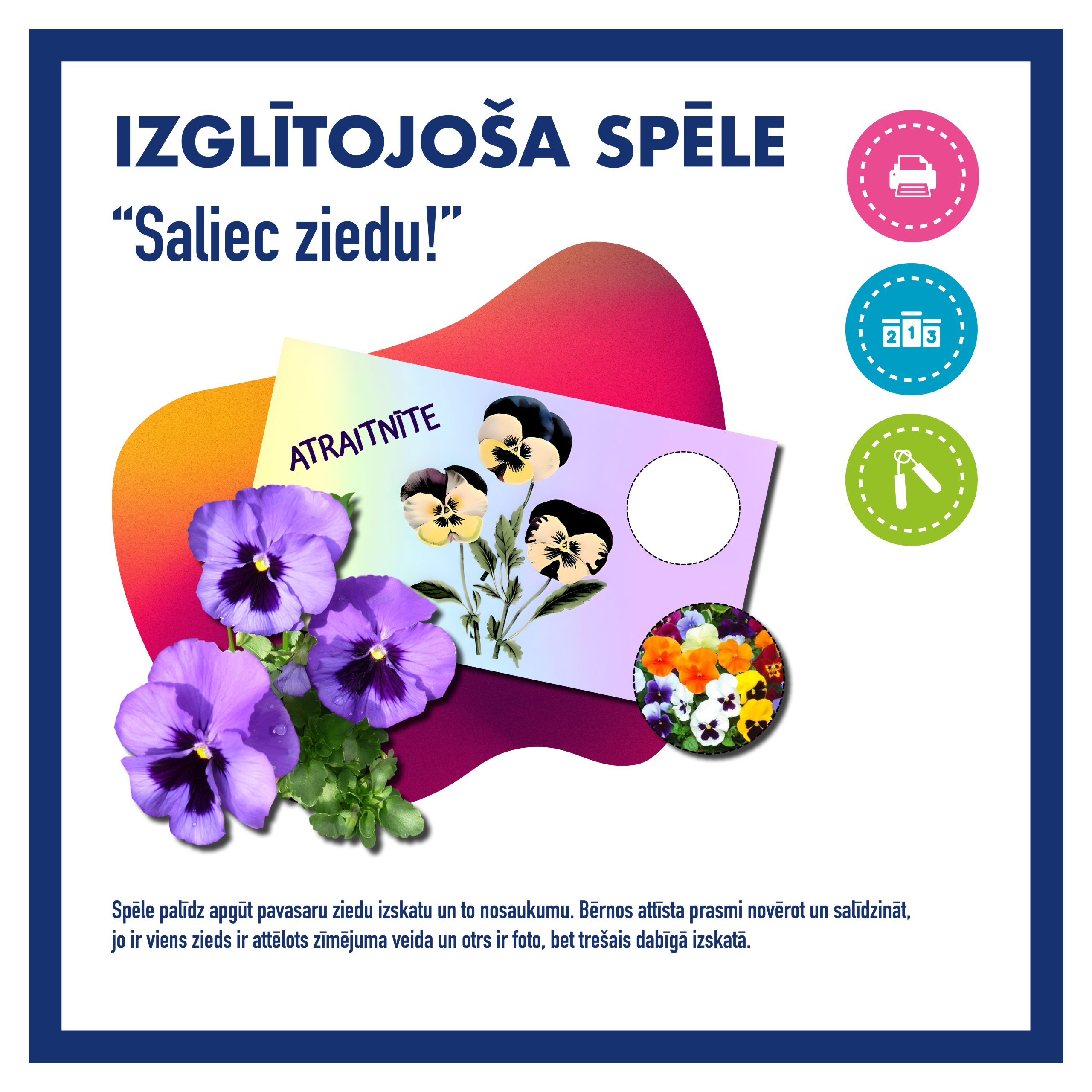 Pavasara ziedi l Spēle