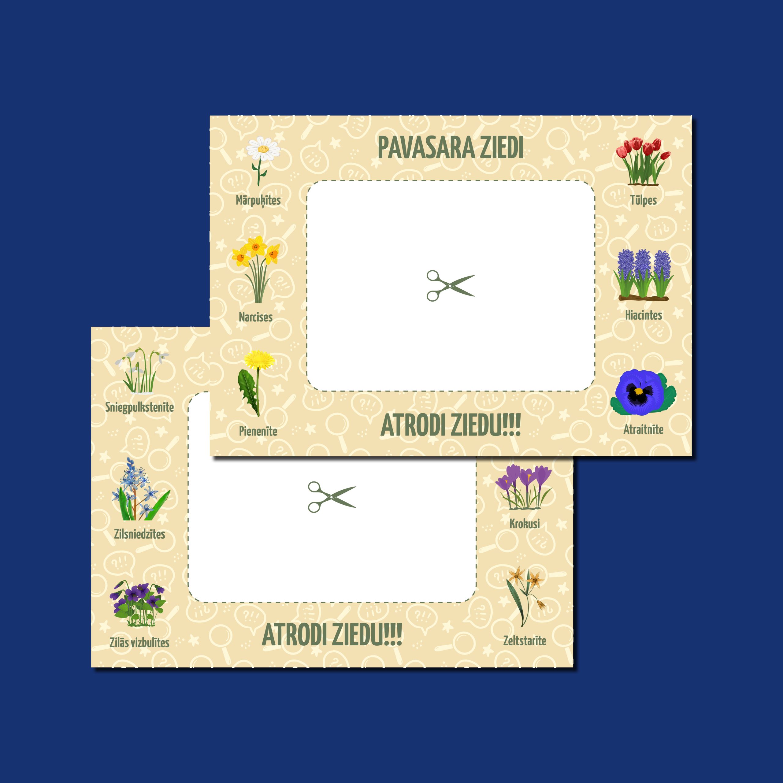 SPĒLE PASTAIGAS LAIKĀ “ATROD ZIEDU” + 2X PLAKĀTS - Image 2