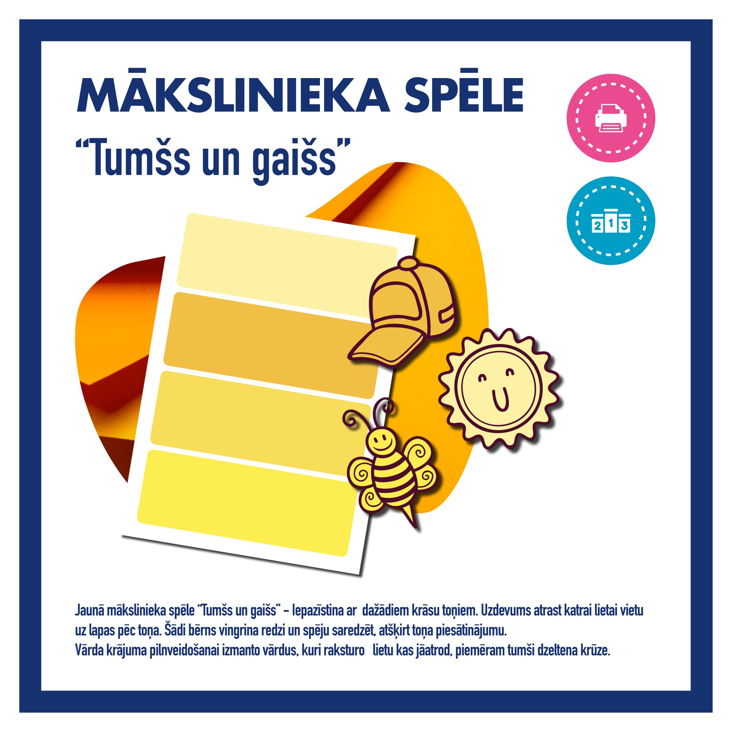 Tumšs un gaišs l Spēle