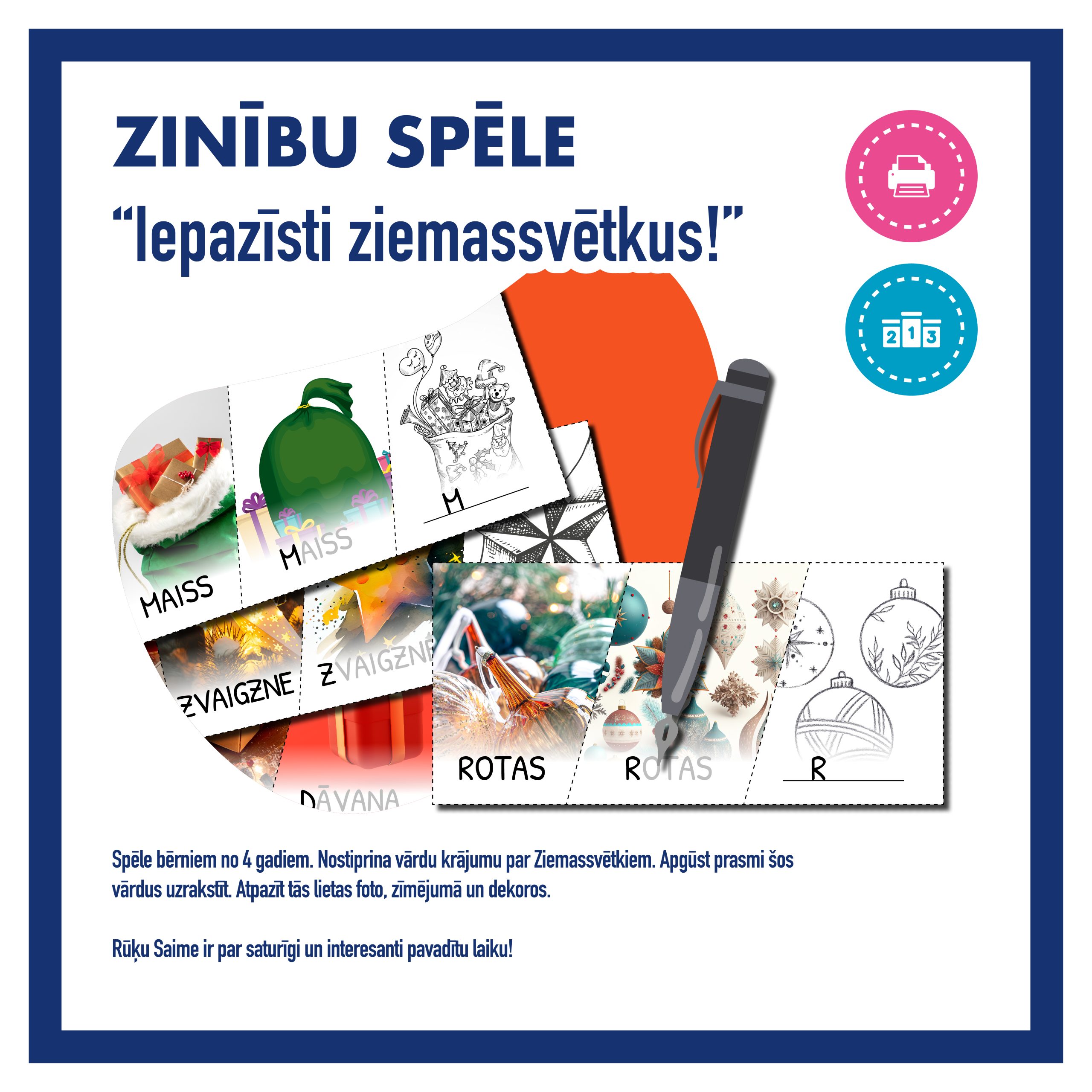 Ziemassvētku simboli l Spēle