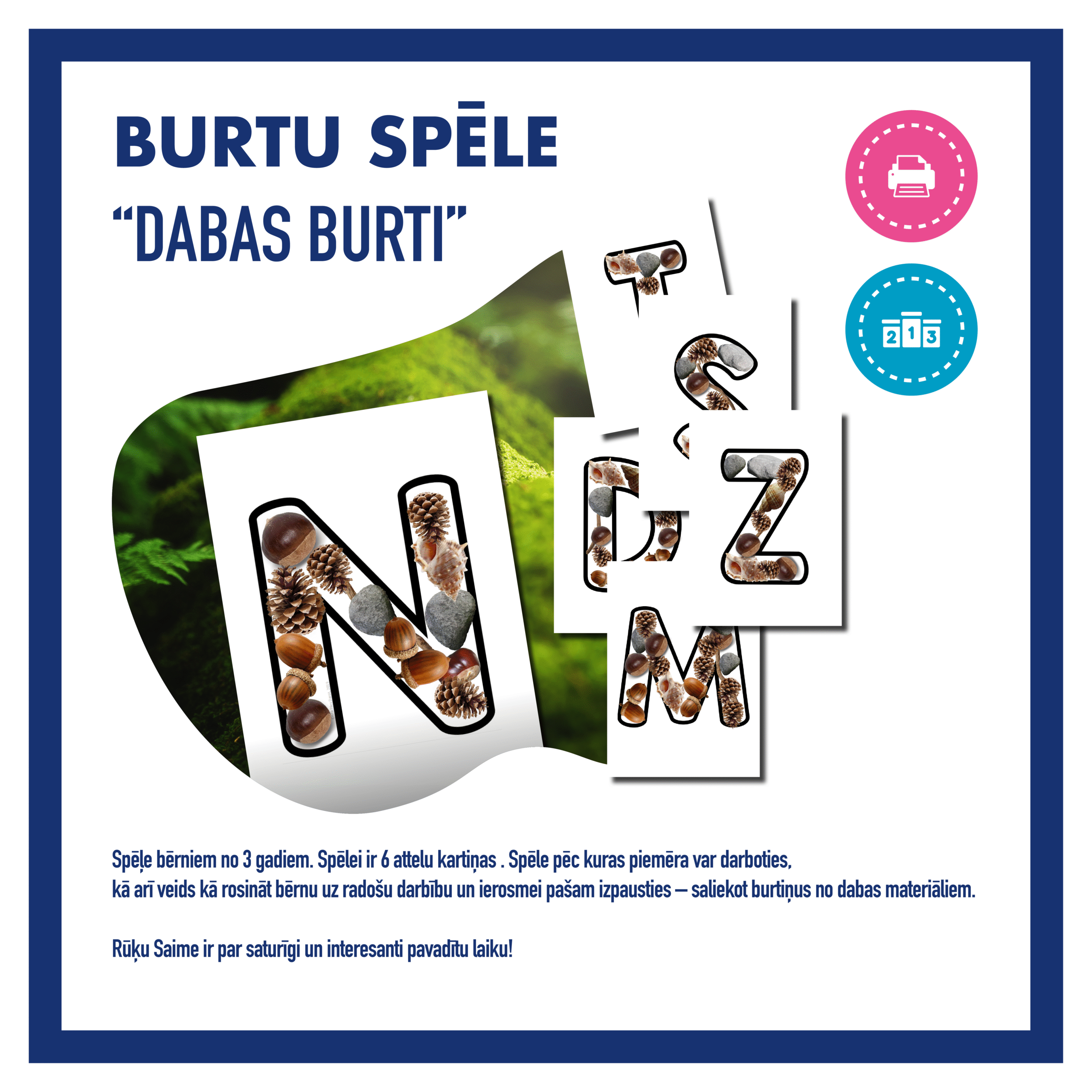 Dabas burti l Burtu spēle