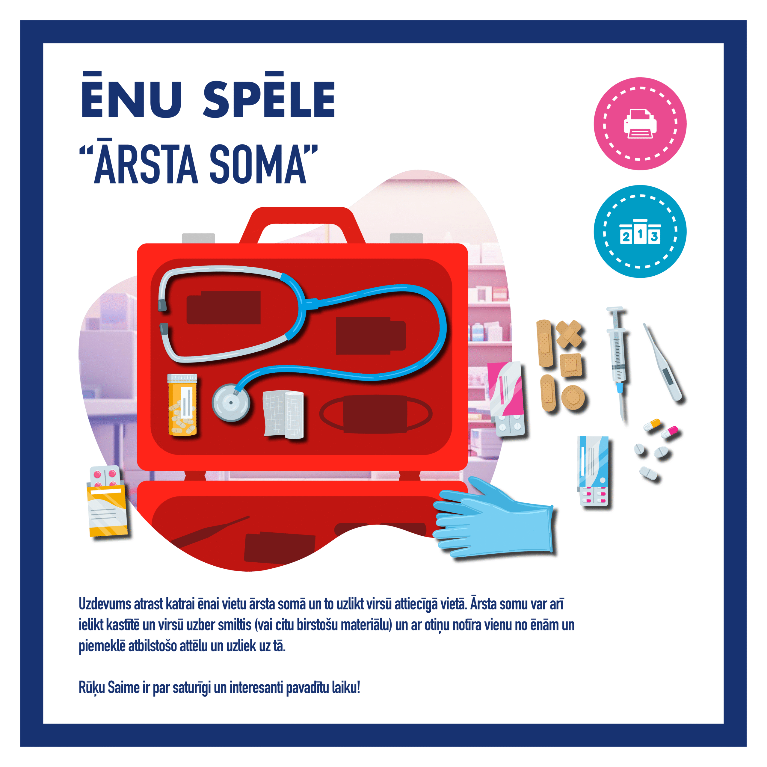 Ārsta soma l Spēle
