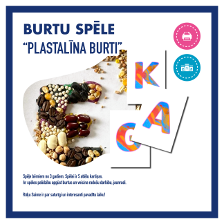 Plastalīna burti l Burtu spēle