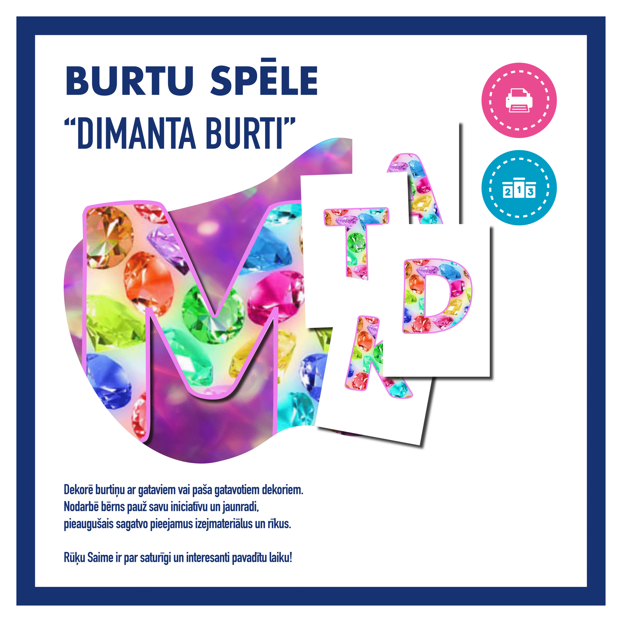 Dimantu burti l Burtu spēle