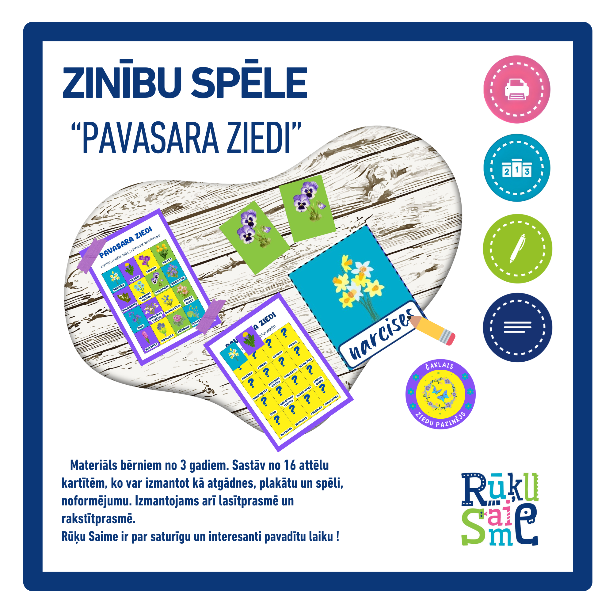 Pavasara ziedi l Spēle
