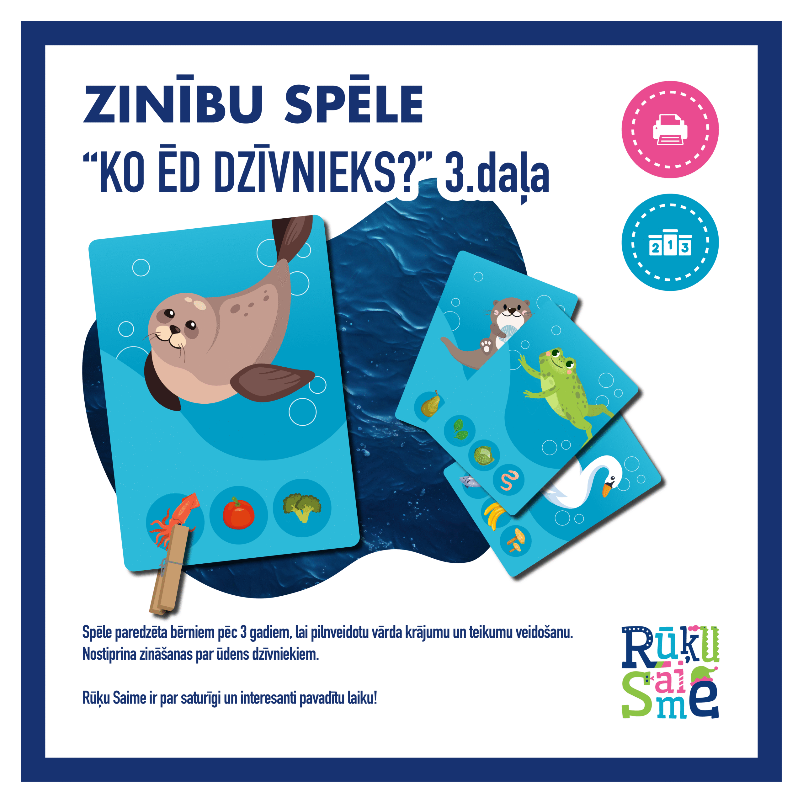 Ko ēd dzīvnieks 3. daļa l Spēle