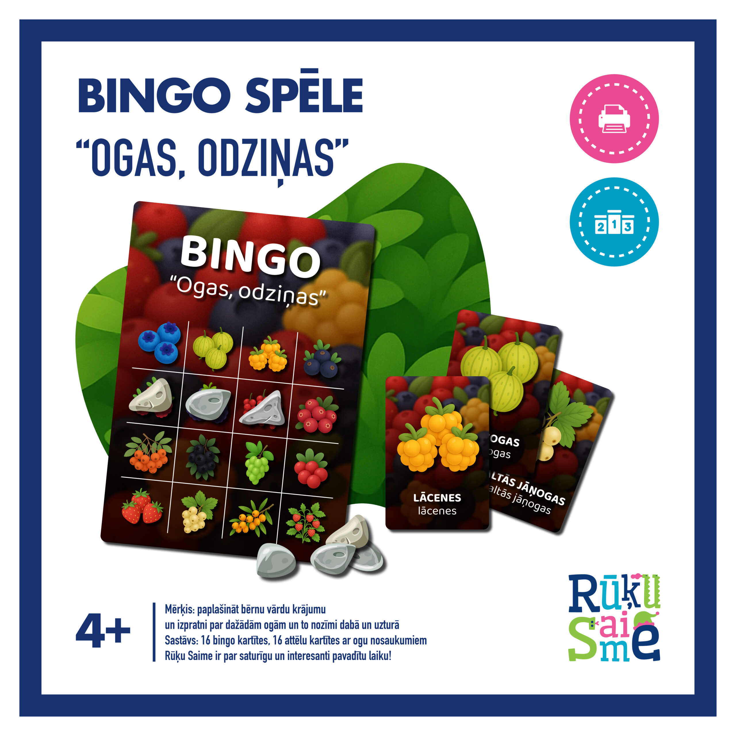 Ogas, odziņas l Spēle