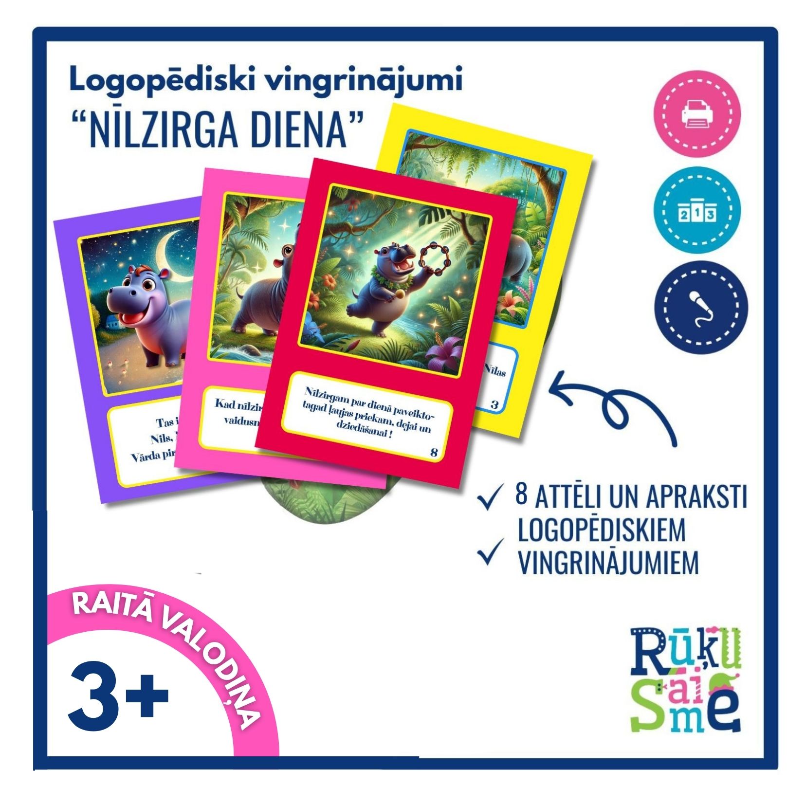 Par nīlzirgu l Runas vigrinājumi