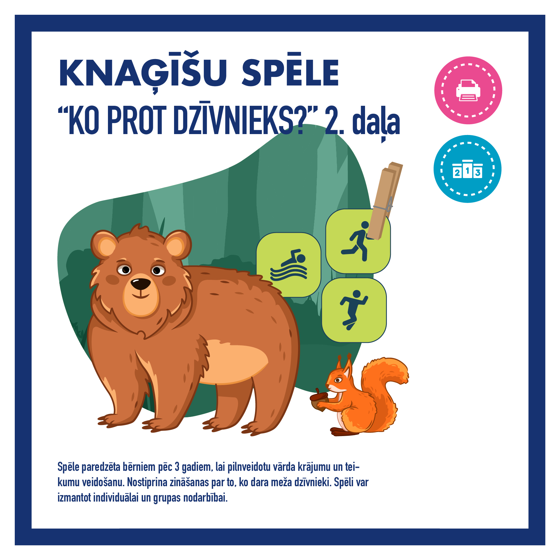 Ko prot dzīvnieks l Spēle