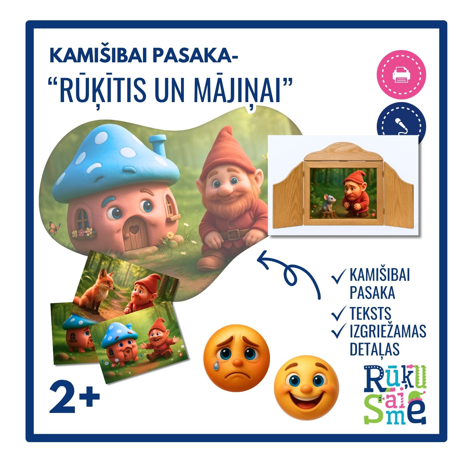 Rūķītis un mājiņa l Pasaka