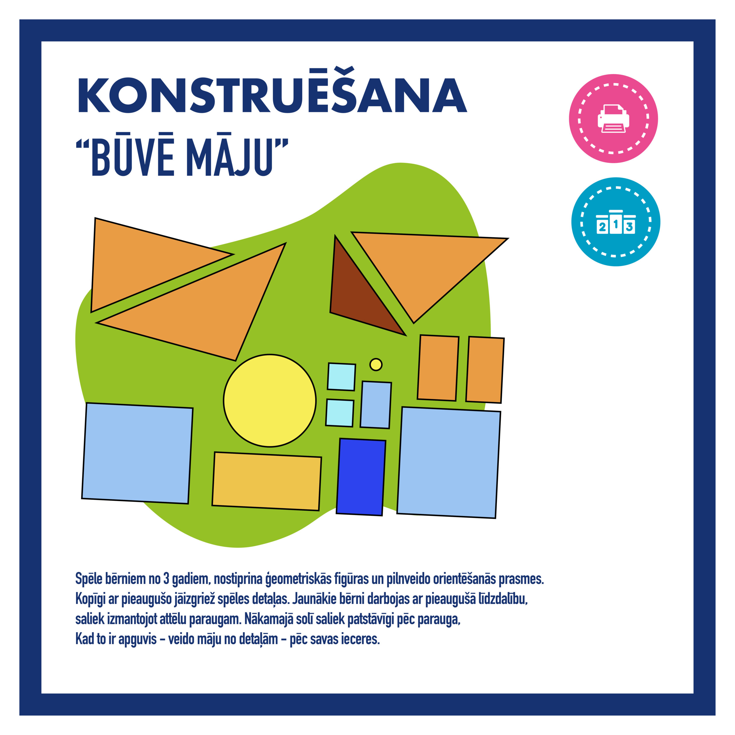 Matemātikas spēle “MĀJA”