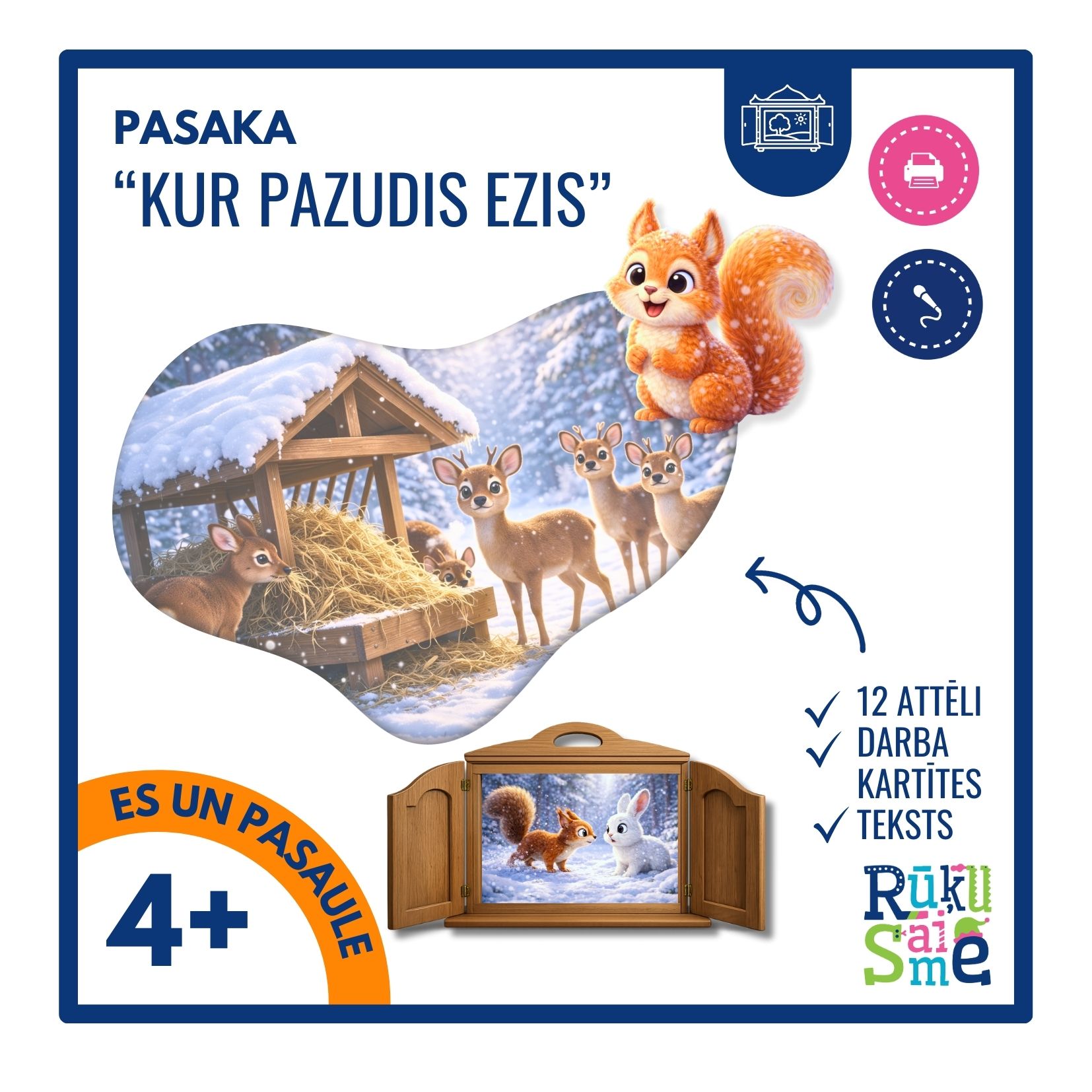 Kur pazudis ezis? l Pasaka