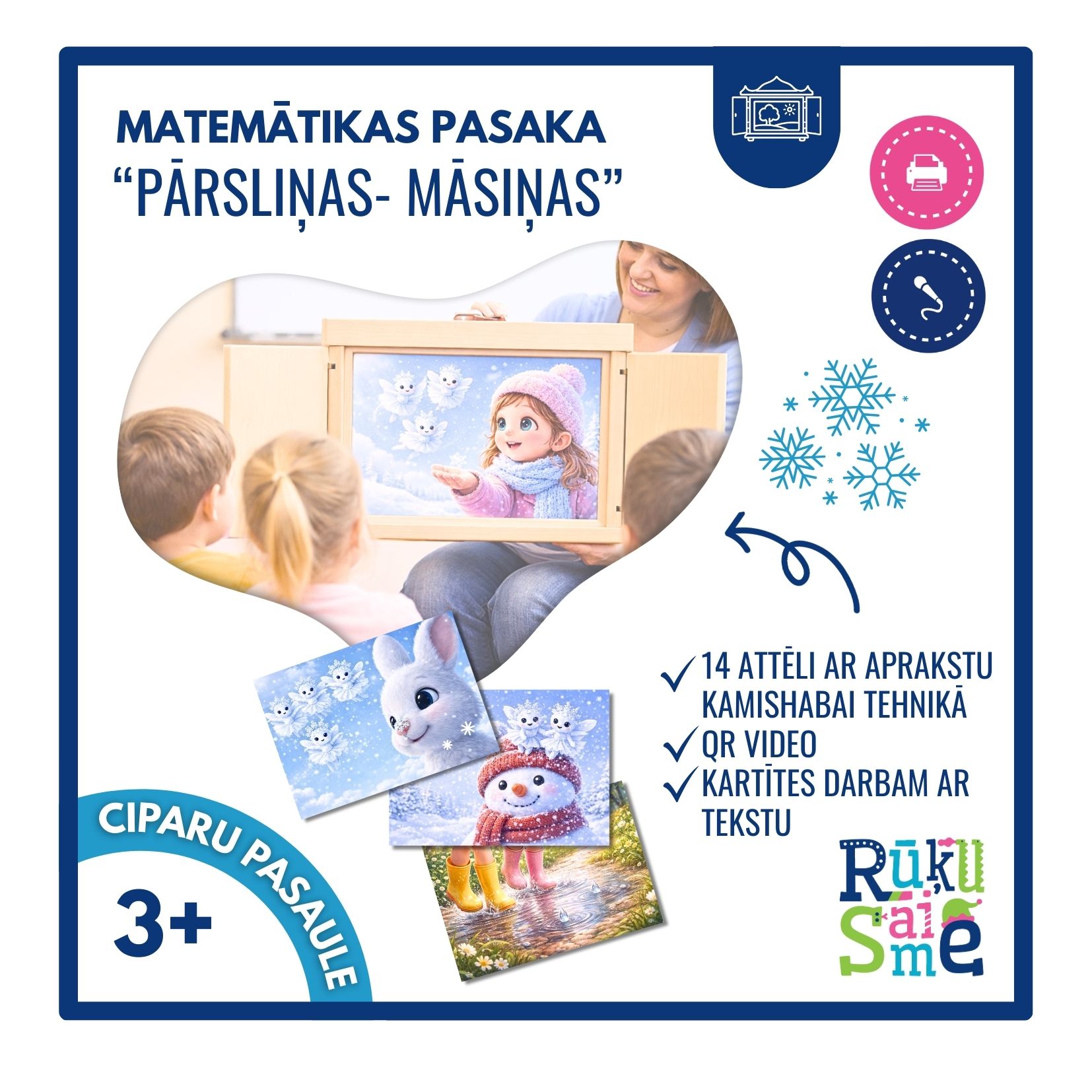 Pārsliņas māsiņas l Matemātiskā pasaka