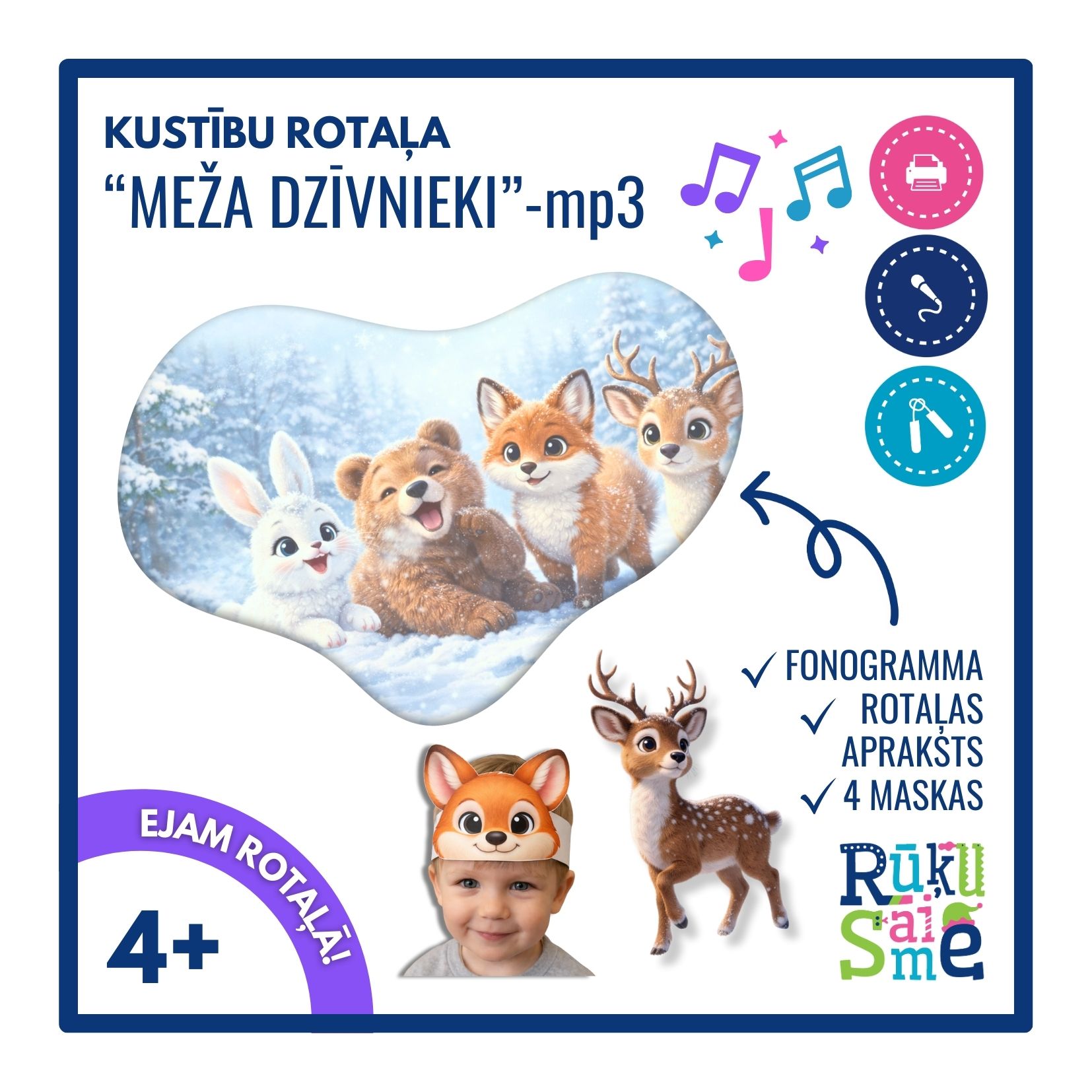 Meža dzīvnieki l Rotaļa