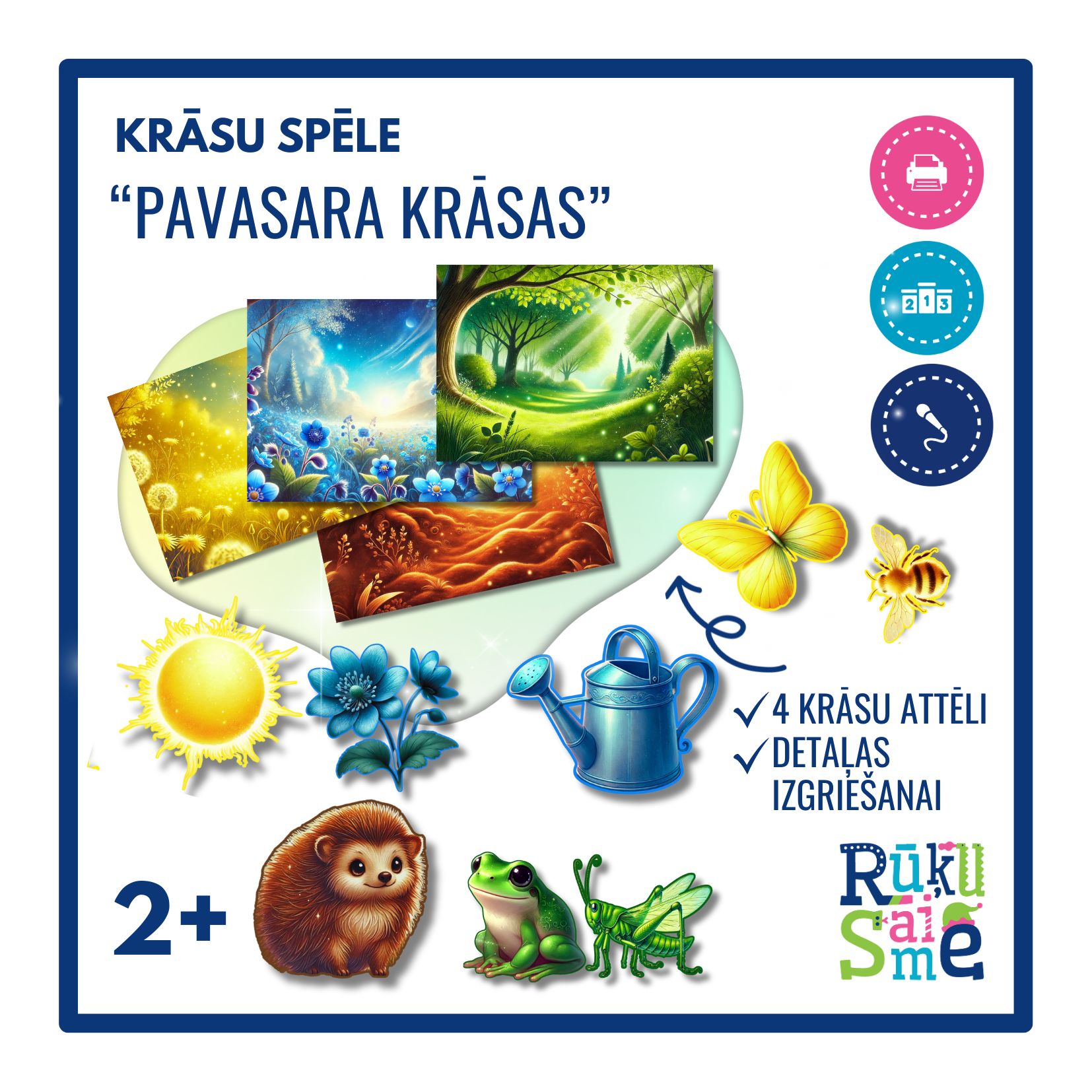 Pavasara krāsas l Spēle