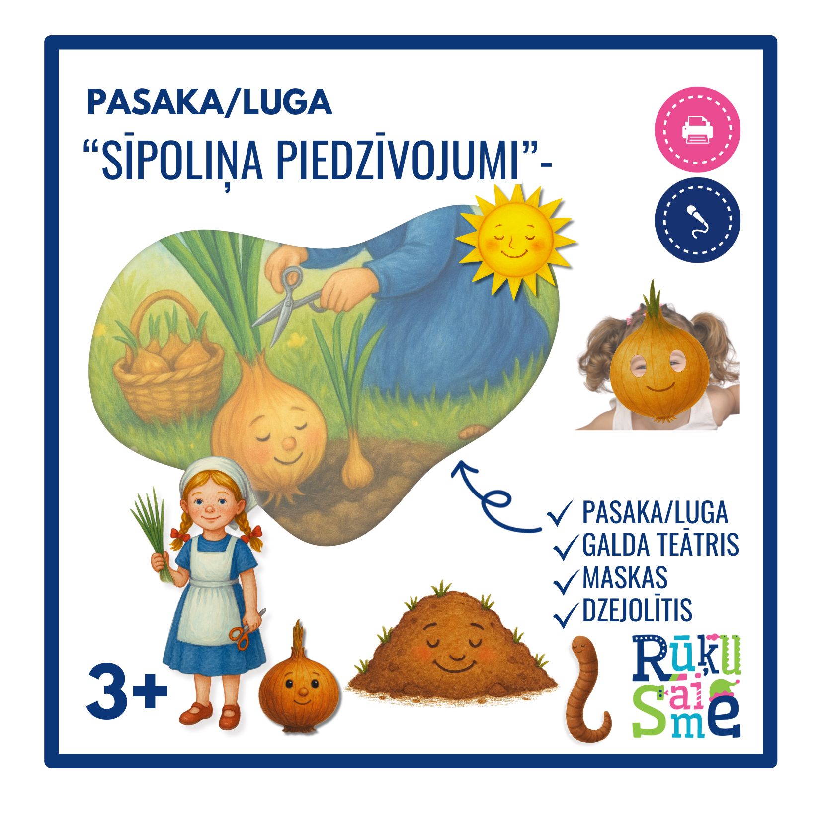 Sīpoliņa piedzīvojumi l Pasaka
