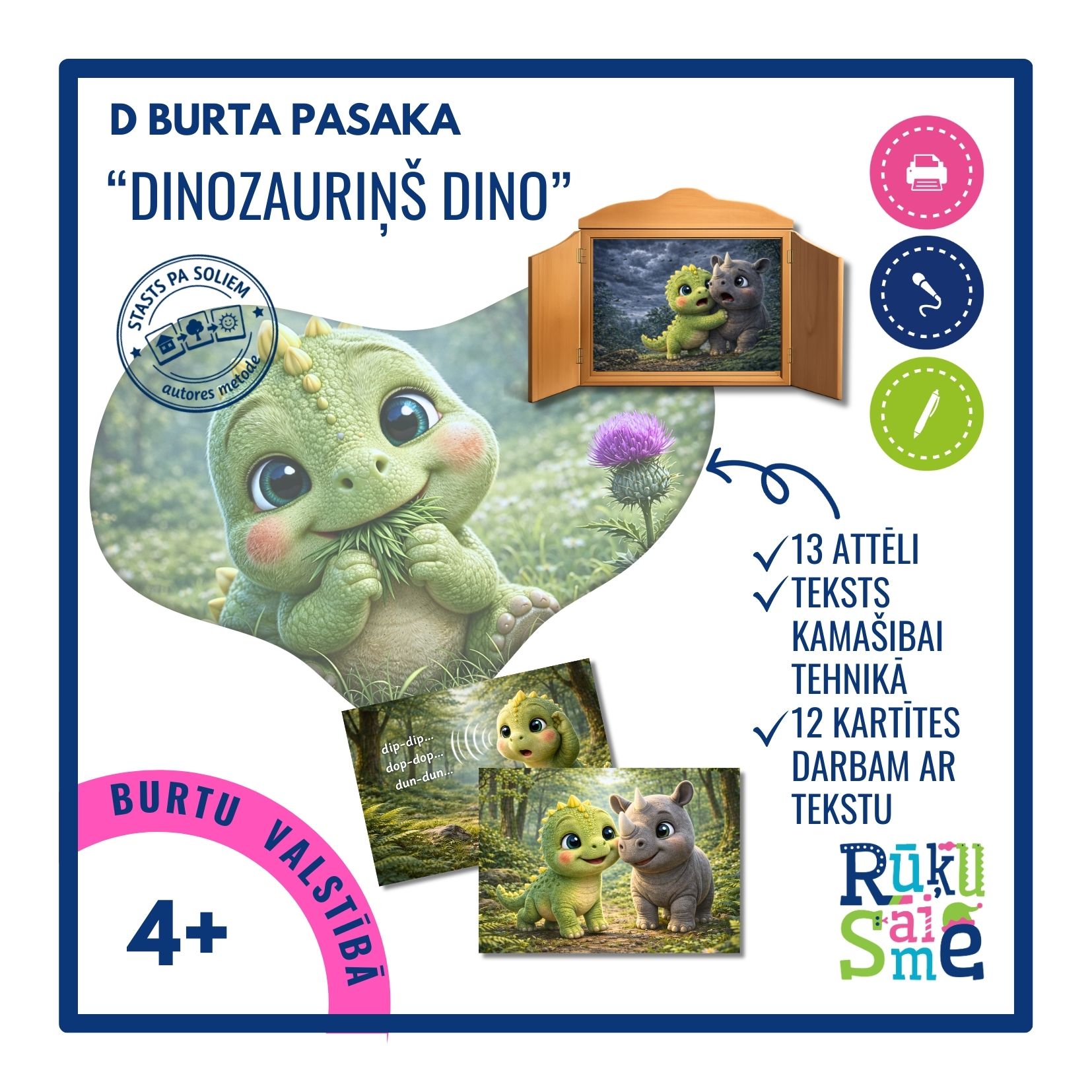 Dinozauriņš Dino l Pasaka