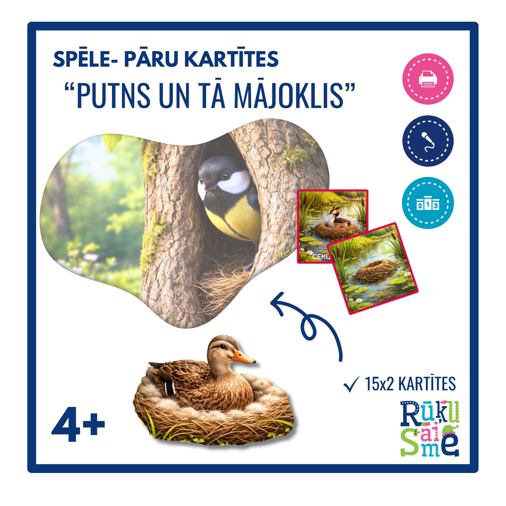Putnu mājokļi l Spēle