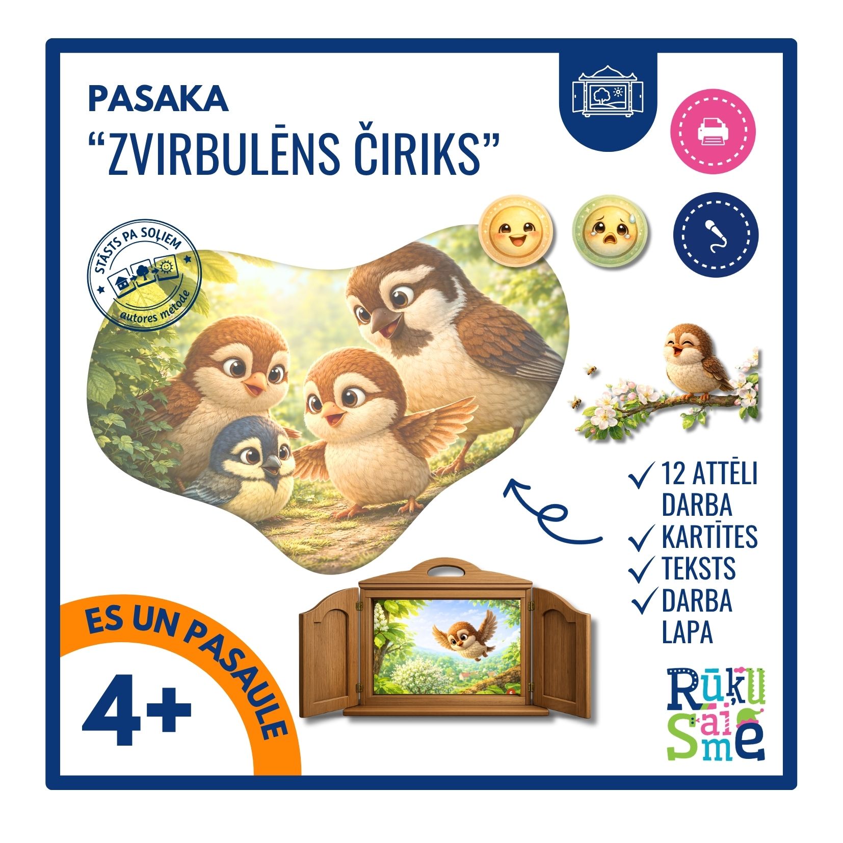 Zvirbulēns Čiriks l Pasaka