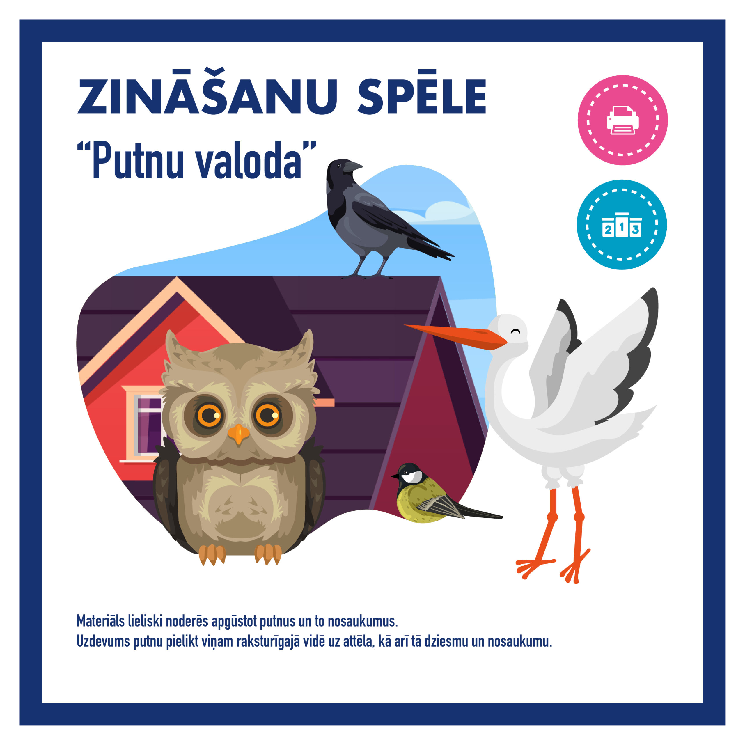 Putnu valoda l Spēle