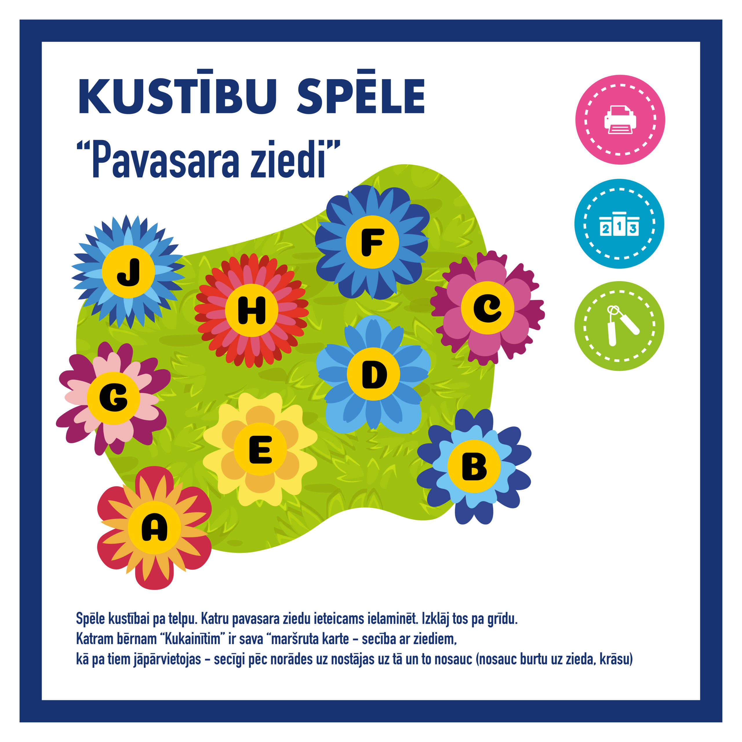 Pavasara ziedi l Spēle