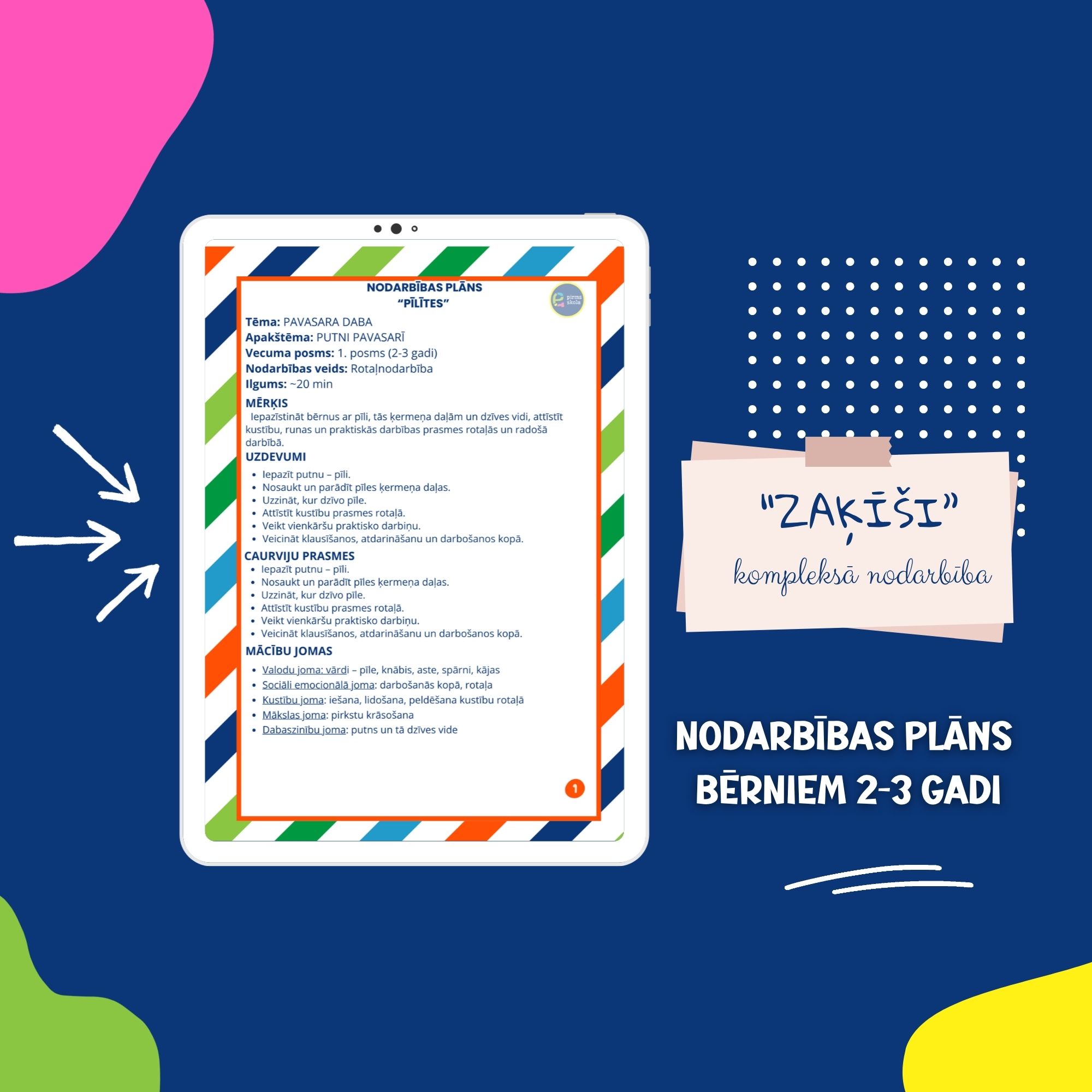 Par zaķiem l Integrētās rotaļnodarbības plāns