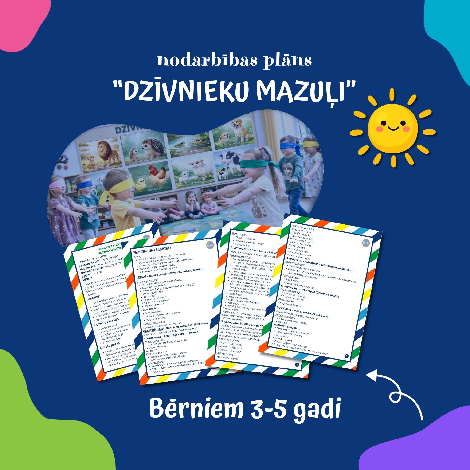 Dzīvnieku mazuļi | Integrētās rotaļnodarbības plāns