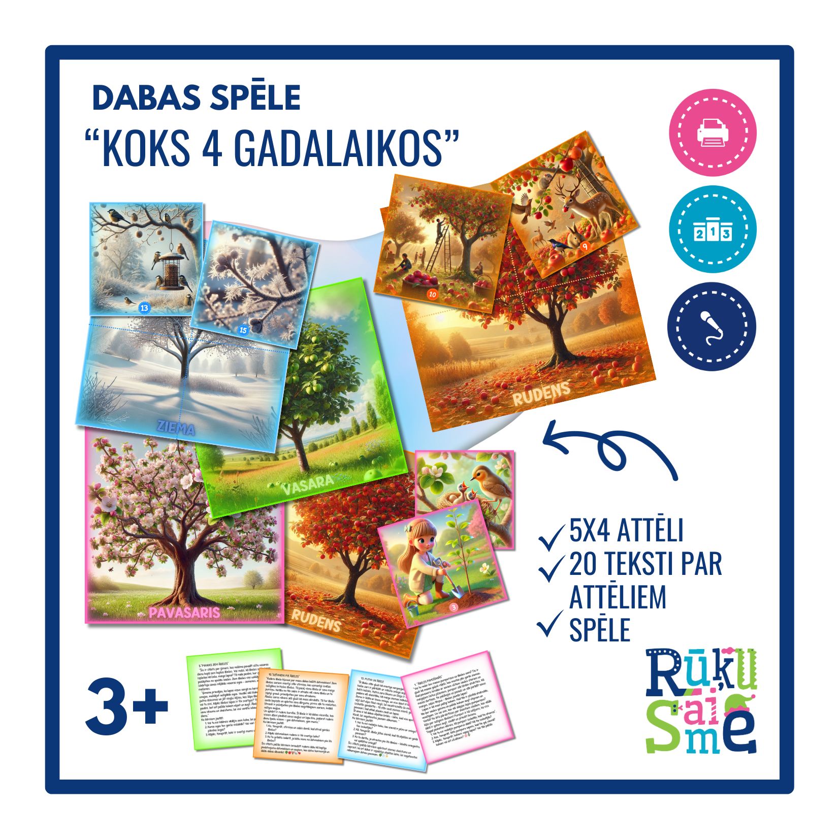 Koks 4 gadalaikos l Spēle