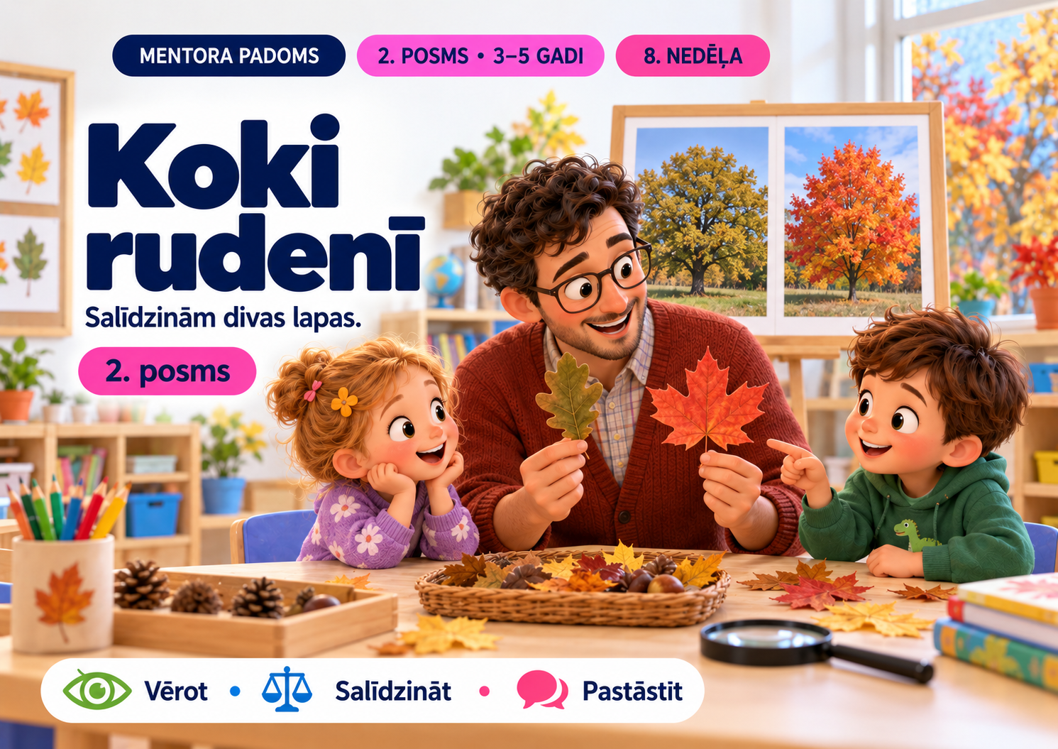 Koki rudenī — mentora padoms 2. posmam