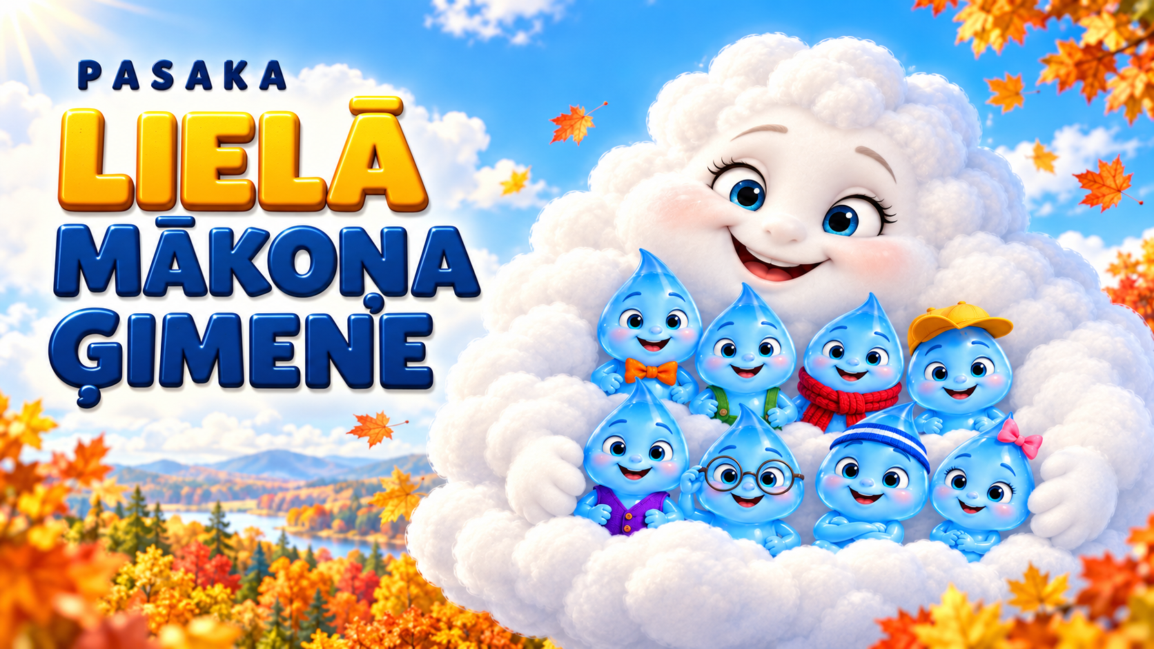 Lielā mākoņa ģimene | Matemātikas pasaka