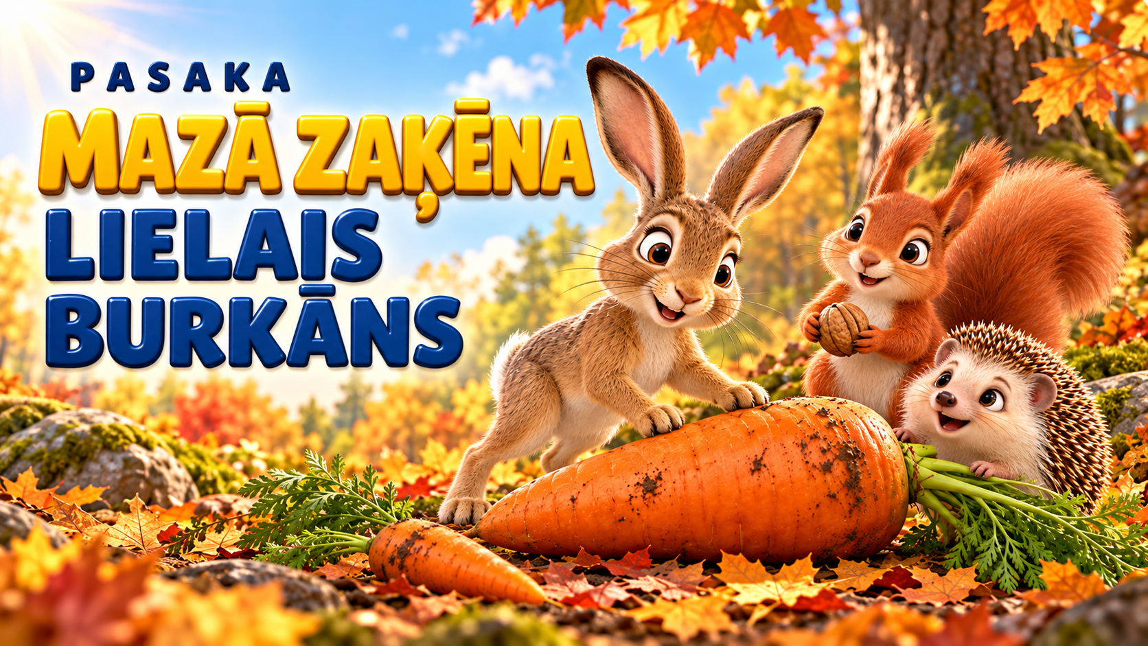 Maza zakena lielais burkans pasakas vaks