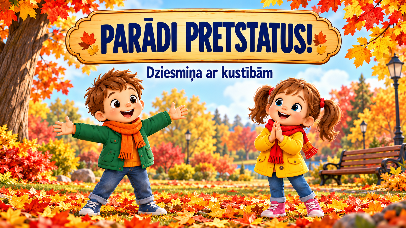 Parādi pretstatus! — kustību rotaļa 5–7 gadiem